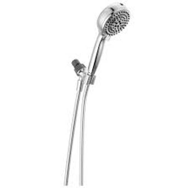 Delta Faucet 75720D Hand Shower with 6 Settings Polished Chrome Cleaning Spray
