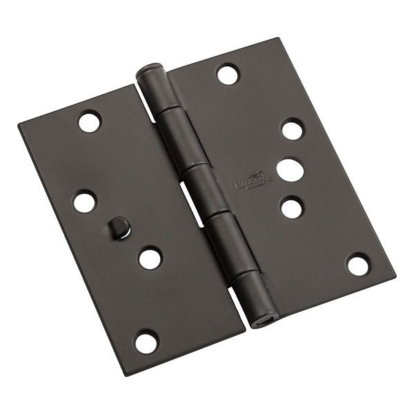 National Hardware N830-406 V512 4 Door Hinge Black