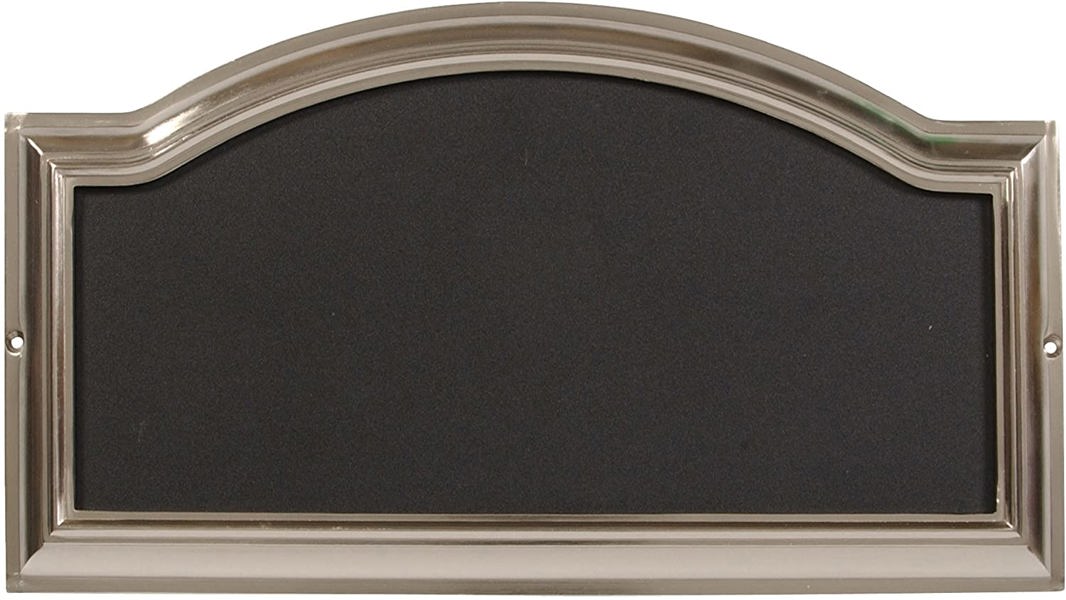 Hillman Group 843267 Brushed Nickel Address Plaque Nickel
