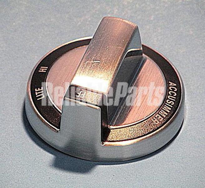 Whirlpool Repair Parts WPW10415451 Control Knob Stainless Steel