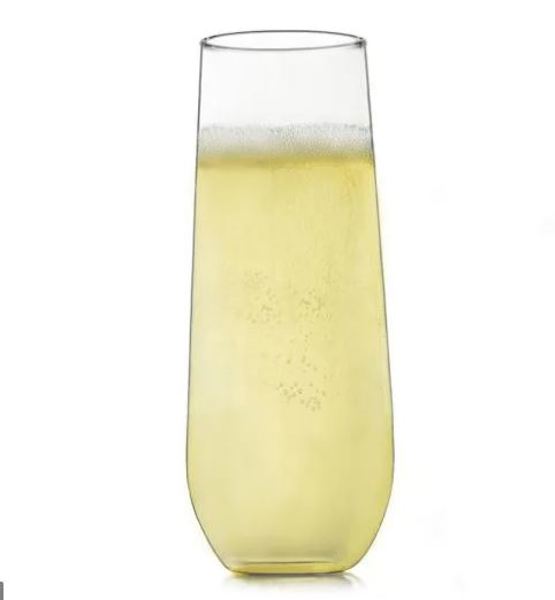 Libbey Glass 228 Stemless Flute 8.5 Oz 12 Pack