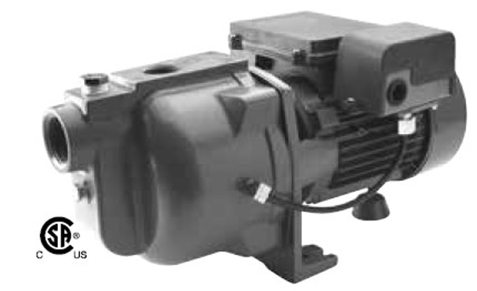 MYERS PUMP QD50S Shallow Well Pump 1/2 Hp 65 PSI