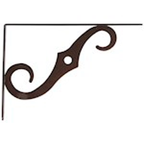Hillman Group 853017 Bracket Shelf 5 X 3-1/2 In Bronze
