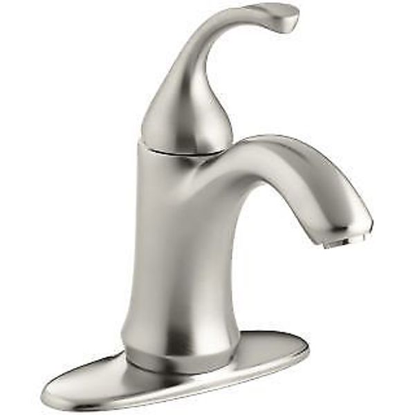 Kohler 10215-4-BN Bathroom Faucet Single Hole Brushed Nickel