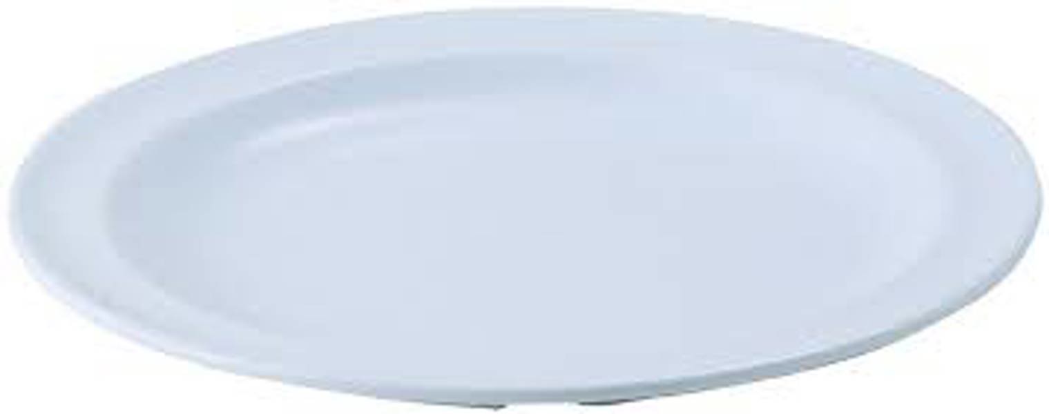 Winco MMPR-10W Round Plate 10-1/4 In White 1 Dz