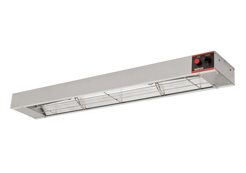 Winco ESH-36 Electric Strip Heater 36 In 850 Watts with Undermount Brackets