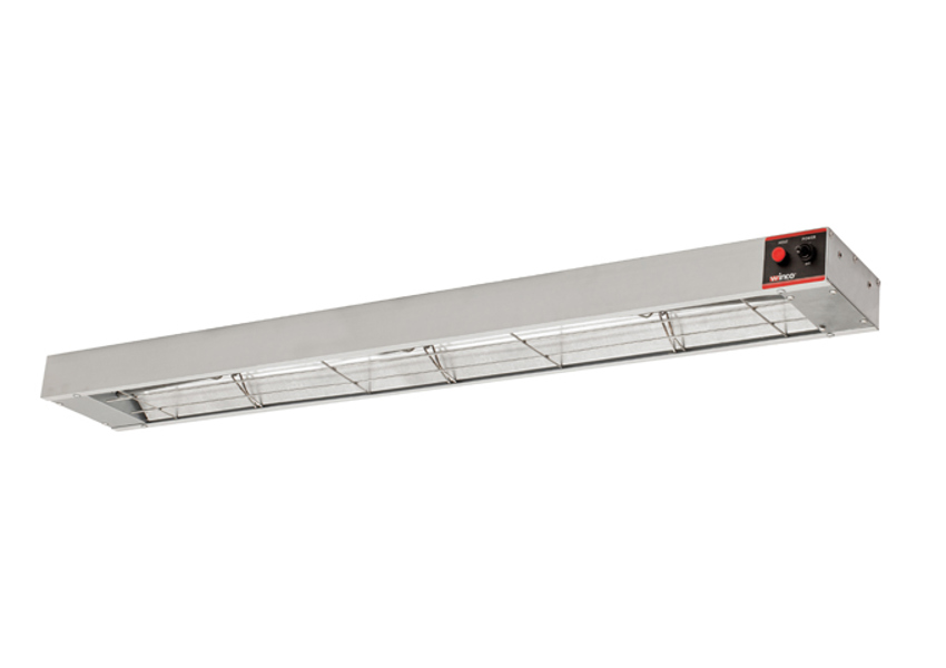 Winco ESH-48 Electric Strip Heater 1000 Watts with Undermount Brackets