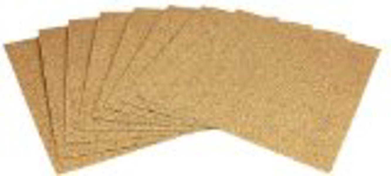 3M 02113 Fin Paper Sheets 9 In x 11 In 120 Grit