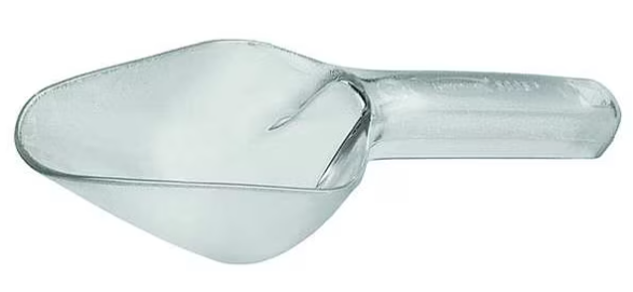 Rubbermaid FG288200CLR Bar Scoop 6 Oz Clear