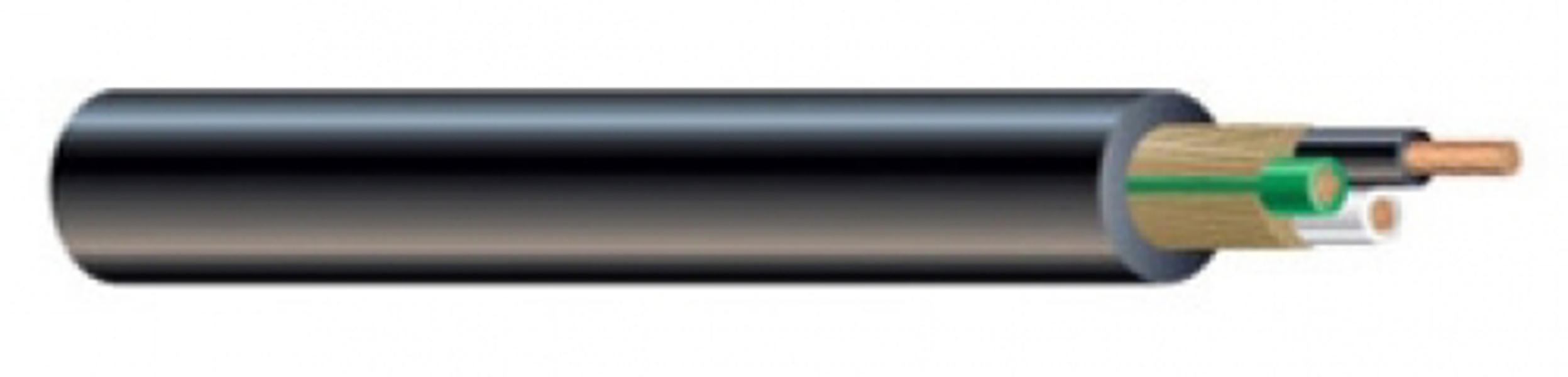 Coleman Cable Inc CABLE SJOOW 18/4 Electrical Wire 250 Ft Black Rubber