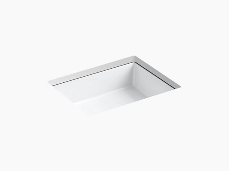 Kohler 2882-0 Undermount Rectangle Lavatory Sink White