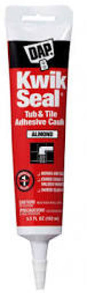 DAP INC 18013 Caulk 5.5 Oz Almond Adhesive 36 Hr Curing