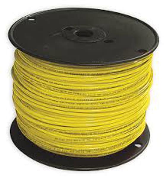 Southwire Company EW1219YEL-FT Yellow #12 THHN Wire 500 Ft 19 Strand 600V