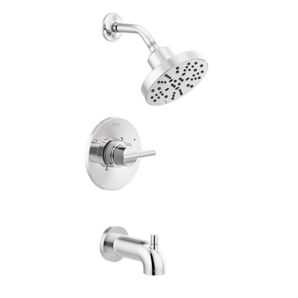 Delta Faucet 144749 Tub and Shower Faucet H2O Kinetic Polished Chrome