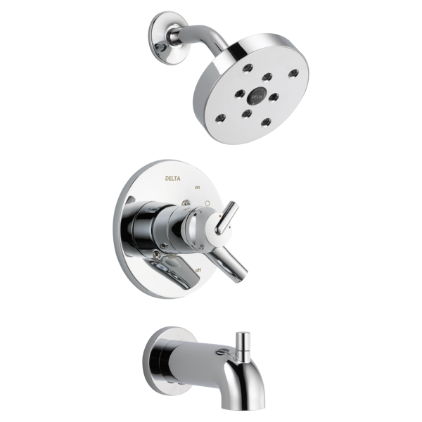 Delta Faucet T17459 Tub and Shower Trim H2Okinetic Chrome