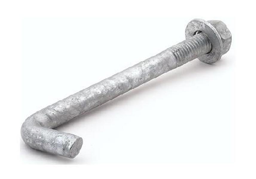 Coast to Coast HUG AB1206G-EA Anchor Bolt 1/2 In X 6 In Hot-Dip Galvanized 50 Per Carton