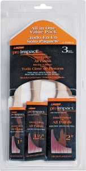 Linzer Products A2160S Pro Impact Brush Set 3 Piece