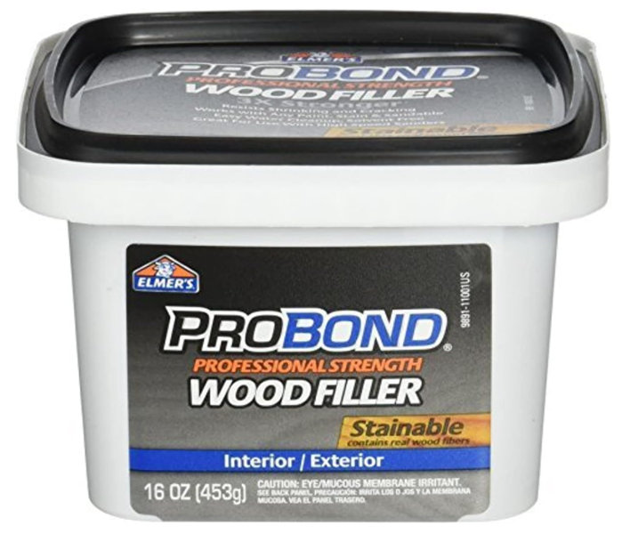 Elmer's Products P9891 Wood Filler 1 Pt Paintable Stainable Tub