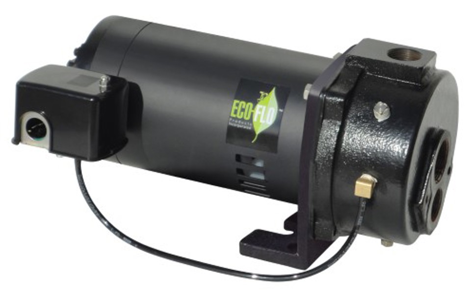 ECO-FLO EFSWJ10 Jet Well Pump 1 HP Cast Iron Shallow