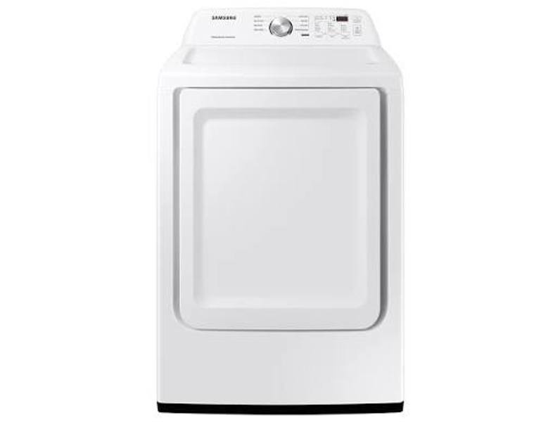 Samsung DVE45T3200W/A3 Front Load Dryer 7.2 Cu Ft Smart White