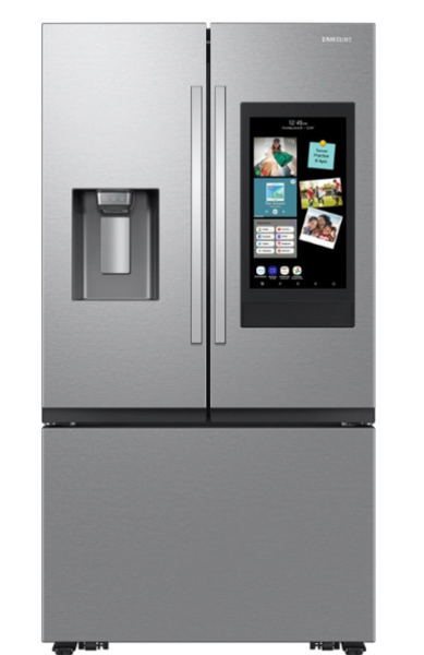 Samsung RF27CG5900SRAA French Door Refrigerator 25 Cu Ft Stainless Steel with Screen 36 In