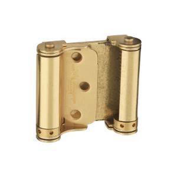 National Hardware V127 Double Acting Spring Hinge Satin Brass