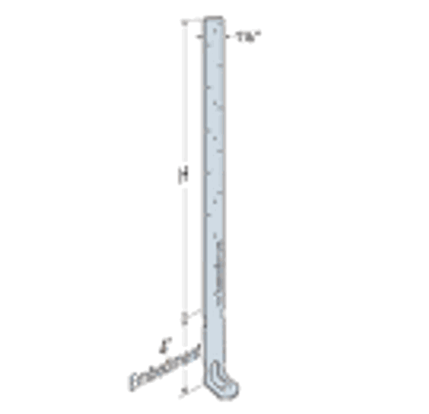Simpson Strong-Tie HETA20SS Steel Truss Anchor