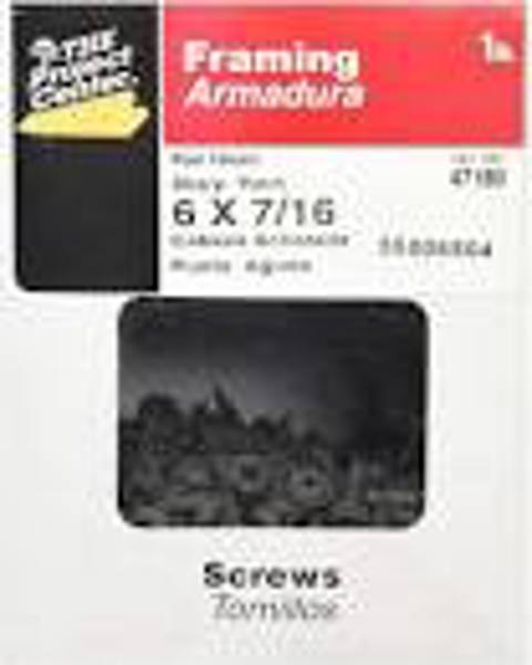 Hillman Group 47180 Self-Drilling Framing Screws #6x7/16 In 1 Lb Black Phosphate