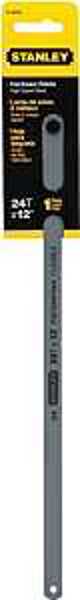 Stanley Tools 15-824A Hacksaw Blade 12 In Steel Cutting Edge 24 TPI