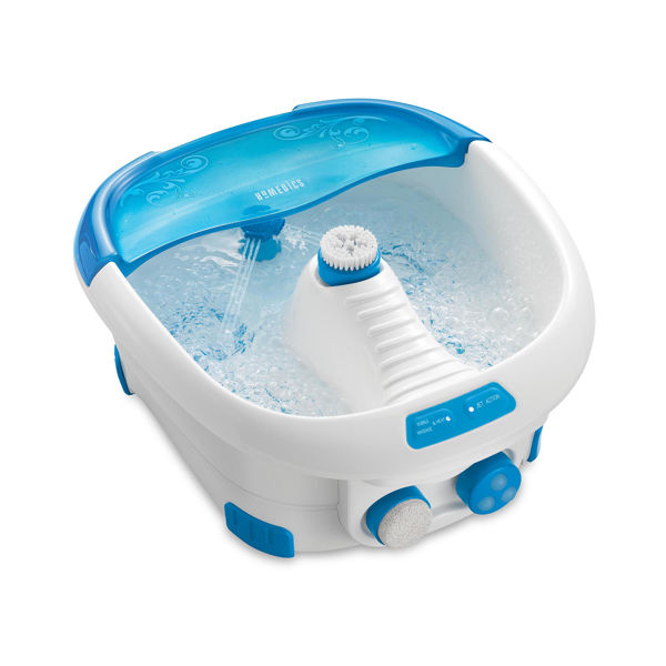 HoMedics FB300 Foot Spa Pedicure Spa Relaxation Massager with Heat and Bubbles
