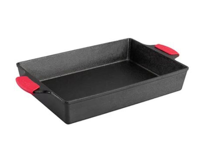 Lodge MFG CO BW13CA1 Casserole 9x13 Cast Iron with Silicone Grips