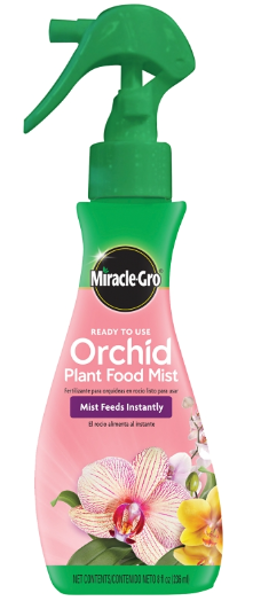 Miracle-Gro 3421506 Orchid Plant Food Mist 8 Oz 0.02-0.02-0.02 N-P-K Ratio