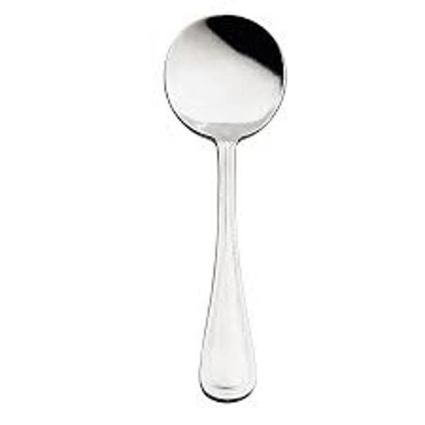 (1DZ) Browne Foodservice 502917 Spoon Bouillon Contour 18/0 1 Dz