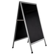 90034 Freestanding A-Frame Side Walk Marker Board Sign