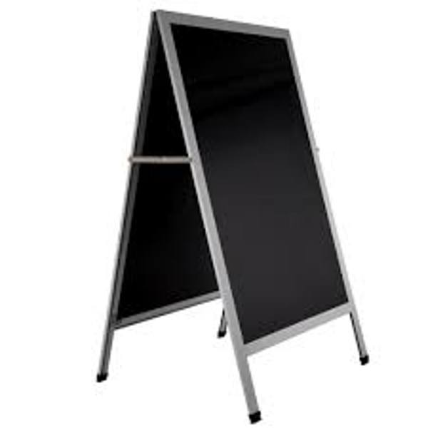 Chef Master 90034 Freestanding A-Frame Side Walk Marker Board Sign