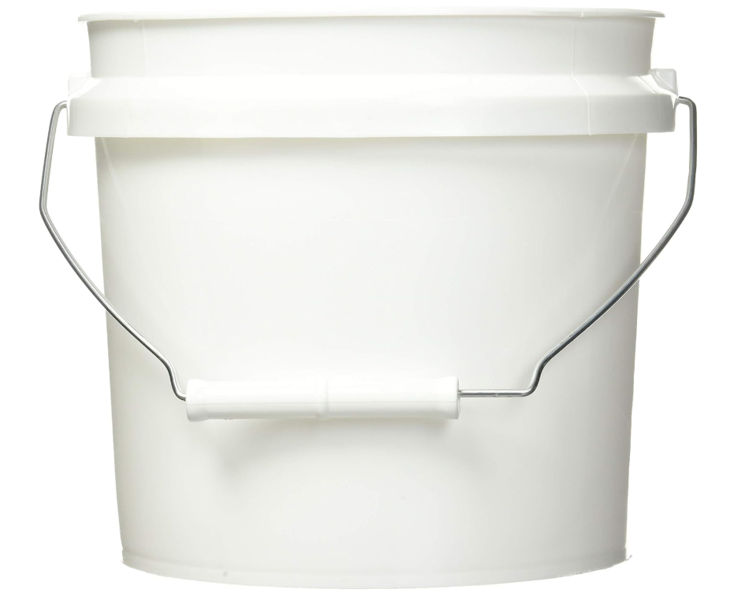 Leaktite 1123011 Paint Bucket 3.5 Gal White Plastic
