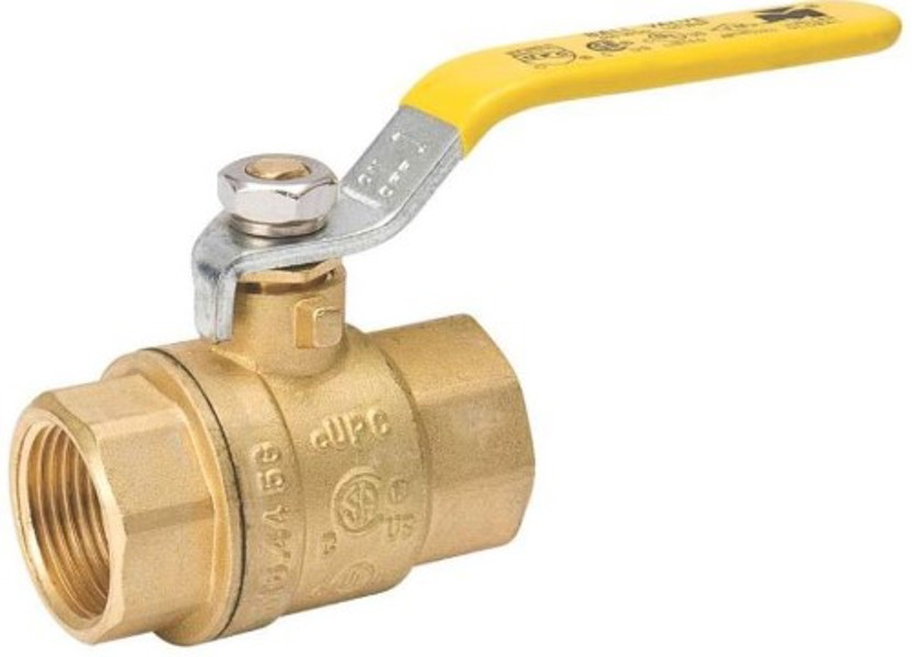 B&K Industries 107827NL Ball Valve 1.5 Inch Heavy Duty Brass