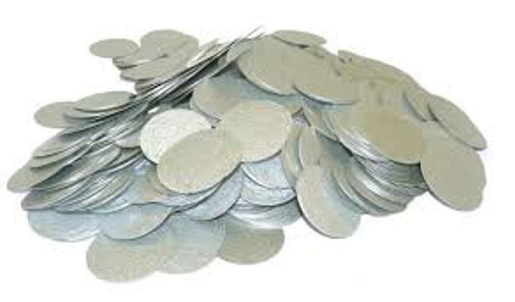 Roofing Disc 1 5/8 In TIN Caps