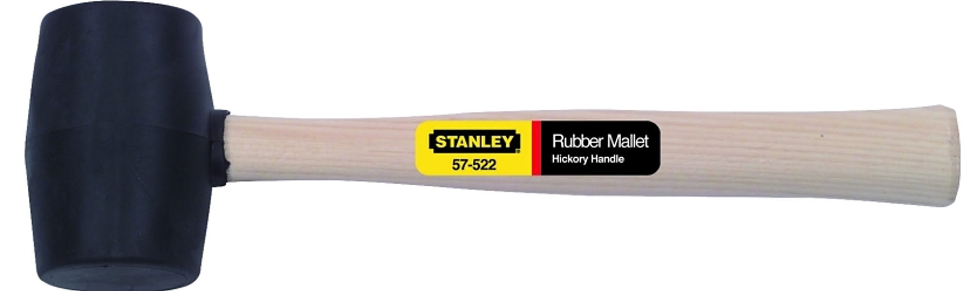 Stanley Tools 57-522 Rubber Mallet 18 Oz Wooden Handle 13-1/2 In Overall Length