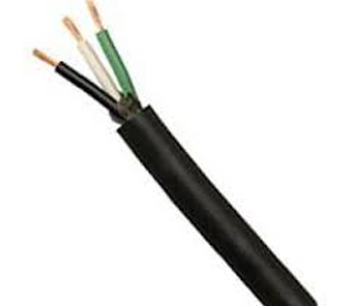 Coleman Cable Inc COLE 232860408-FT Black Rubber Cable 16/2 250 Ft 13 Amp 300V