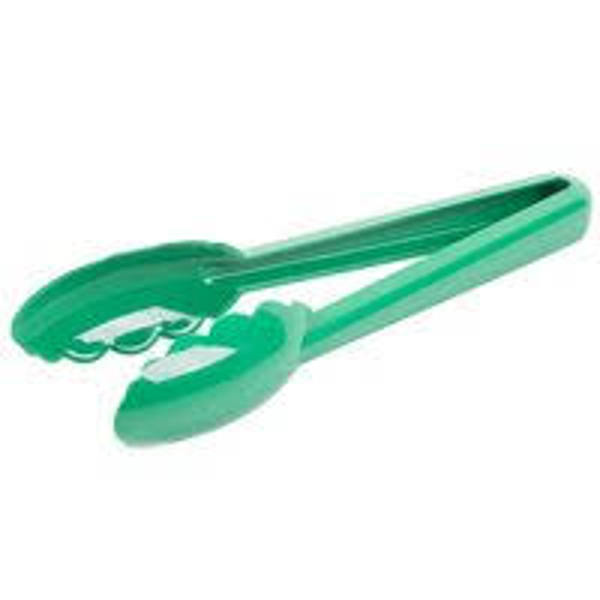 Mercer Culinary M35100GR Utility Tongs 9-1/2 In Green