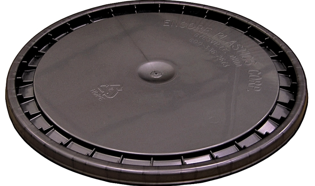 Leaktite 104458 Lid 5 Gal Polyethylene Black