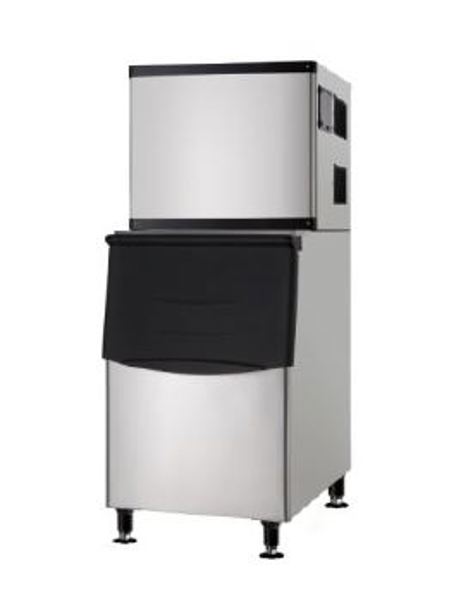 Heavy Duty System HDSICM-500-F Modular Icemaker 500 LB of Ice in 24H 375 LB Storage Bin Capacity Full Cube Size 0.9 x 0.9 x 0.9 In