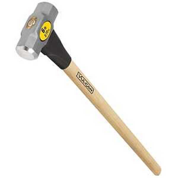 VULCAN 32886 Sledge Hammer 6 Lb Forged Steel Head