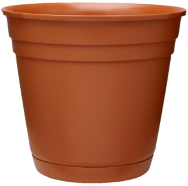 Southern Patio RR1606TC Rolled Rim Planter 16 In Terra Cotta
