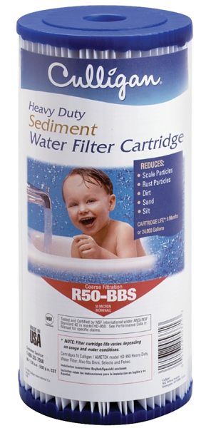 Culligan Sales Co R50-BBSA Pleated Polyester Cartridge 50 Um