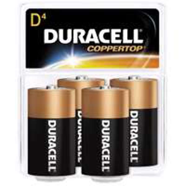 Duracell 43001 Alkaline D Battery 4 Pack