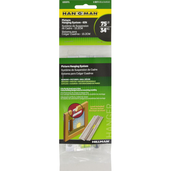 Hillman Group 122371 Picture Hanging System 6 In