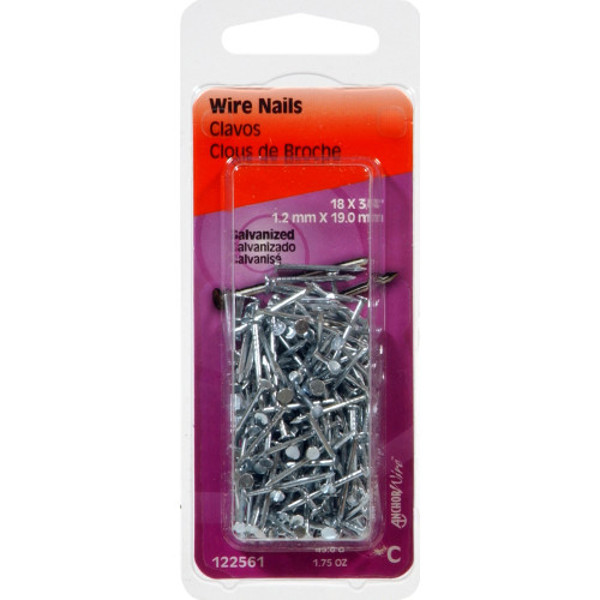 Hillman Group 122559 Galvanized Wire Nail 1/2 Oz 1/2 In x 19 1/2 In
