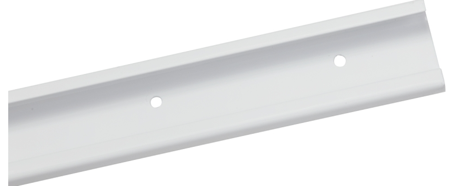 ClosetMaid 2826 Shelf Track Hang 40 In White Plastic